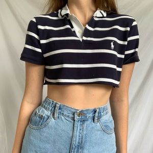Cropped Ralph Lauren polo